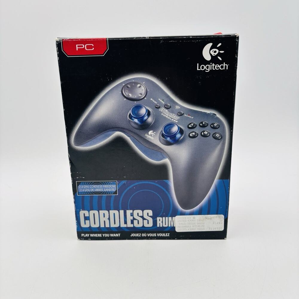 Logitech PC Cordless Action Controller 2.4GHz Wireless New In Open Box